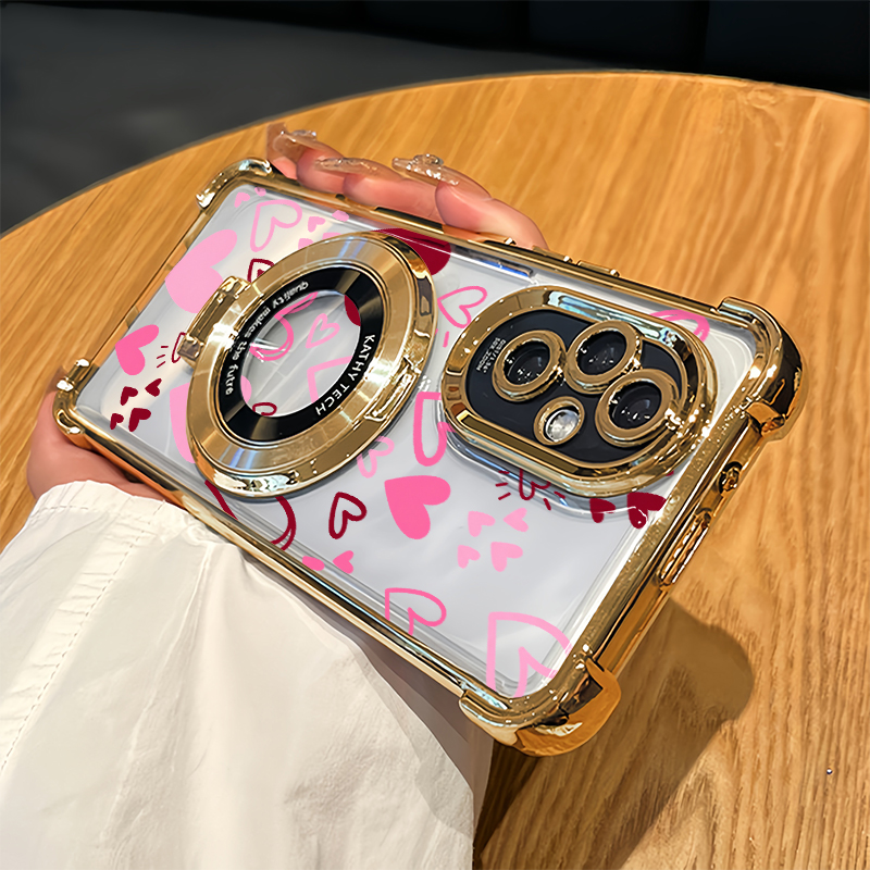 Love Heart Pattern Phone Case  - Oppo A78 recension och pris