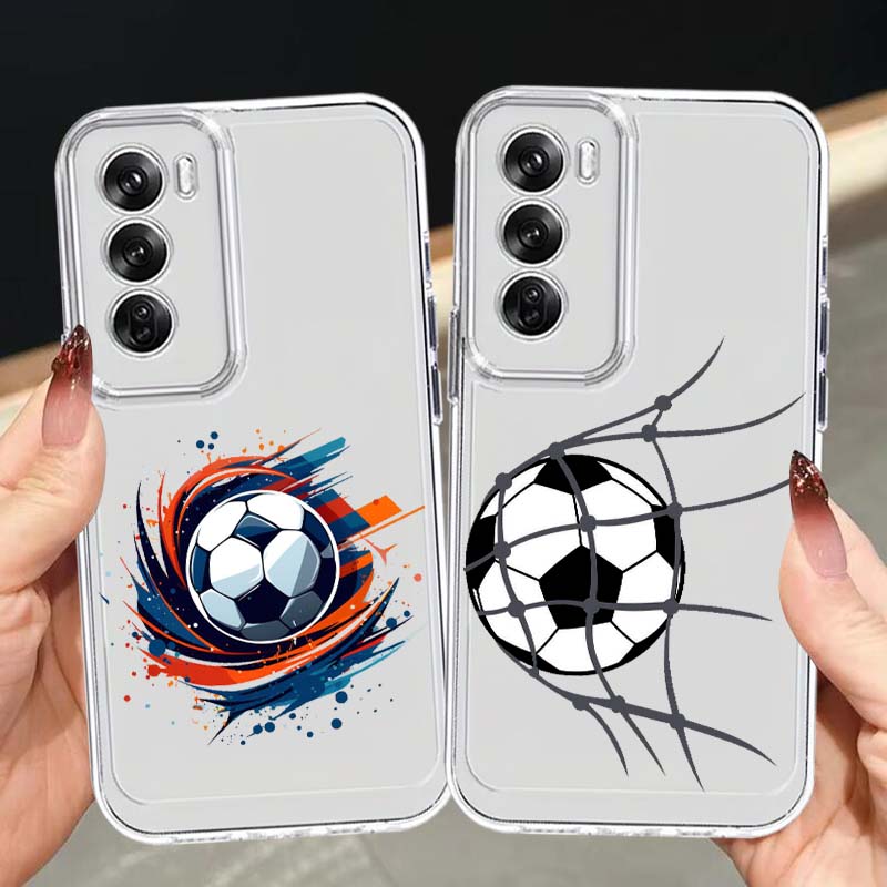 Football Art Pattern Phone Cas - Oppo A78 recension och pris