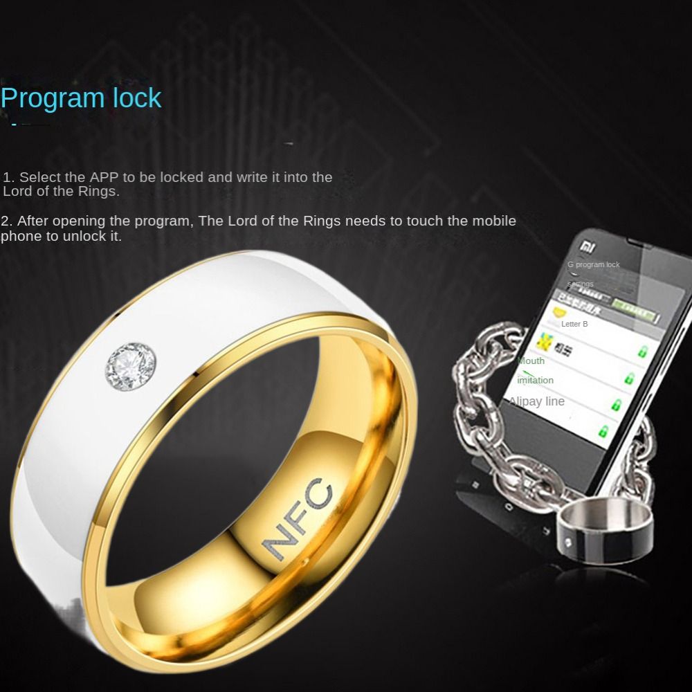 NFC Smart Ring Stainless Steel - Smart Ring Nfc Pay recension och pris
